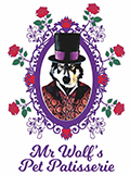 wolf in fancy purple clothing and top hat